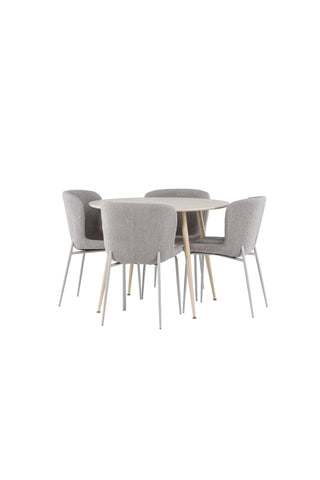 Plaza Dining Table with Modesto Dining Chair