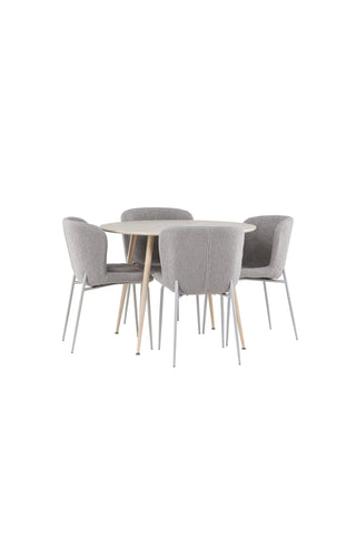 Plaza Dining Table with Modesto Dining Chair