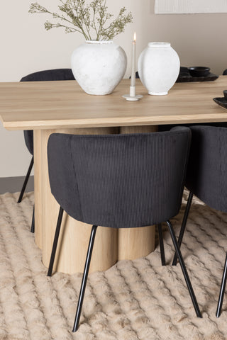 Olivia Dining Table with Berit Dining Chair