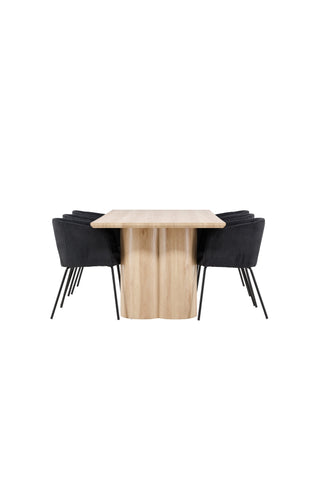 Olivia Dining Table with Berit Dining Chair