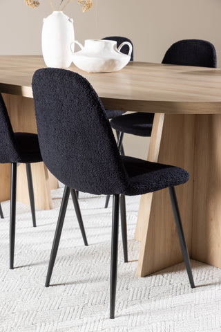 Bootcut Dining Table with Polar Dining Chair