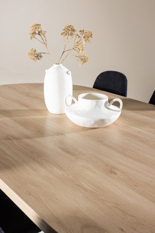 Bootcut Dining Table with Polar Dining Chair