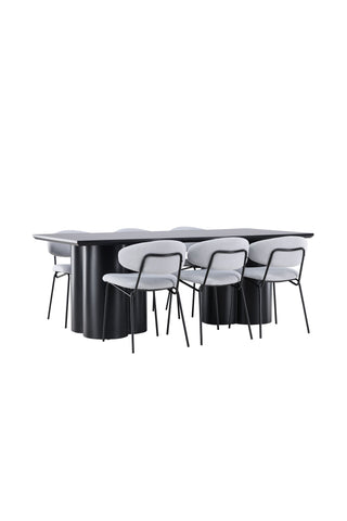 Olivia Dining Table with Chico Dining Chair