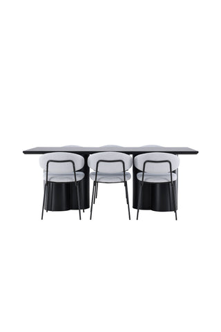 Olivia Dining Table with Chico Dining Chair