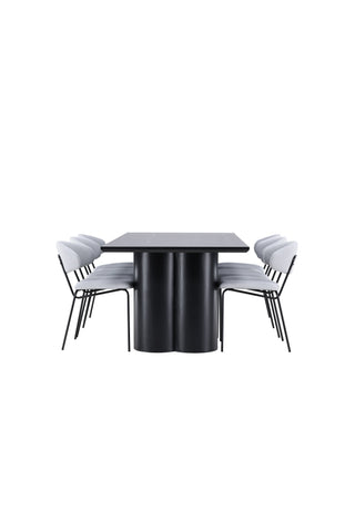 Olivia Dining Table with Chico Dining Chair