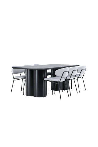 Olivia Dining Table with Chico Dining Chair