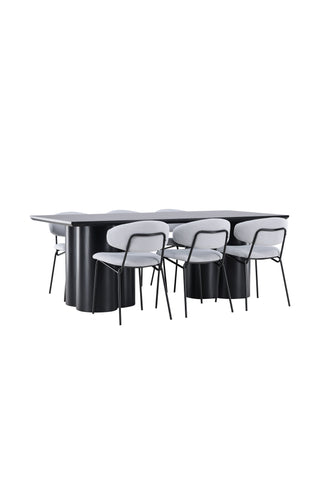 Olivia Dining Table with Chico Dining Chair