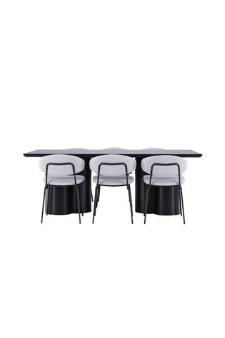 Olivia Dining Table with Chico Dining Chair