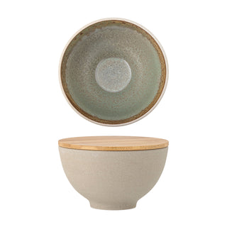 Lee Bowl m/lock, natur, stengods