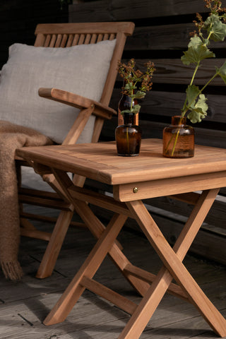 Venture Home Kenya - Loungebord- Natural - Teak - 50*50Cm